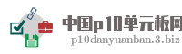 中国p10单元板网